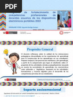 Programa de Fortalecimiento de Competencias Profesionales de Docentes Usuarios de Los Dispositivos Electrónicos Portátiles 2022