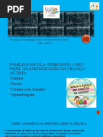 Família E Escola: Exercendo Seu Papel Na Aprendizagem Da Criança Autista