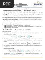 Unidad I. Límites y Continuidad de Funciones Semana 4: Límites Indeterminados de La Forma 0/0 Por Racionalización