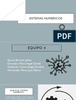 "SISTEMAS NUMERICOS" Equipo 4