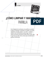 Pa Ma01 - Limpiar y Mantener Una Parrilla