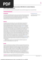 Association of COVID-19 Vaccination With Risk For Incident Diabetes After COVID-19 Infection