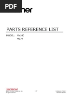 Parts Reference List: MODEL: NV180 M270