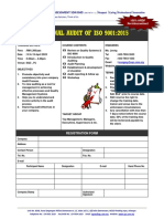 Internal Audit of ISO 9001 2015