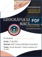 Geográfia Local Y Nacional I: Curso de