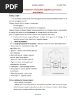 Objectifs:: Examen de L'abdomen: Inspection-Palpation-Percussion-Auscultation