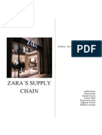 Zara'S Supply Chain: Professor: MR Hamdi Ahlmed