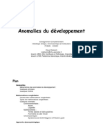 Anomalies Du Développement