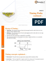 Timing Paths: Continued