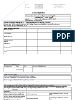 Course Syllabus