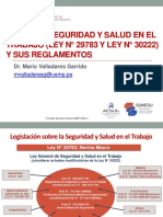 Ley de La Seguridad y Salud en El Trabajo