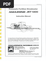 Operation - Manual - Amazone Jet1200