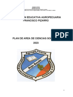 Plan de Area de Ciencias Sociales 2023 Actualizado