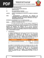 Informe #011 2023 Remito Conformidad de Pago (Servicio de Personal de Limpieza) Ututo