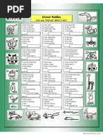 Animal Riddles 1 (Easy) - 1