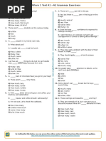 453 - Quantifiers 1 Test A1 A2 Grammar Exercises