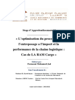 Rapport de Stage LA RAM CARGO Farnaoui Mohamed Jad