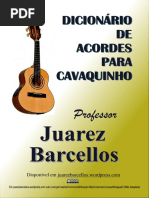 Dicionário de Acordes para Cavaquinho