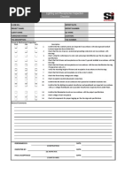 SI306-F016 Lighting and Receptacles Installation Checklist