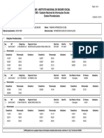 Inss - Instituto Nacional Do Seguro Social CNIS - Cadastro Nacional de Informações Sociais Extrato Previdenciário