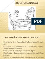 Teorías de La Personalidad