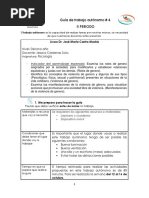 Guía de Trabajo Autónomo # 4. Ii Periodo: Liceo Dr. José María Castro Madriz