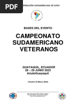 Bases Campeonato Sudamericano Veterano 2023