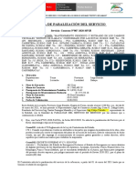 Modelo de Acta de Suspension de Servicio