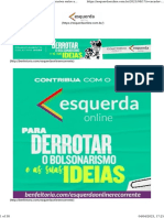 O Caçador Que Virou Caça Conexões e Tensões Entre A Guerra Global À Corrupção e o Ascenso Protofascista - Esquerda Online