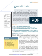 Congenital Diaphragmatic Hernia:: Updates and Outcomes