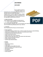 Technical Data Sheet FiberglassRebar PlanB EN