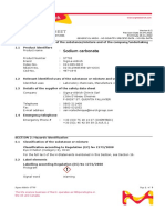 Safety Data Sheet: Sodium Carbonate