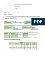 Informe Mensual Arte 5° A, B Prof Alex Saucedo