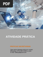 Atividade Prática - Práticas Secretariais