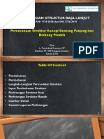 Perancangan Struktur Baja Lanjut: Perencanaan Struktur Kanopi Bentang Panjang Dan Bentang Pendek