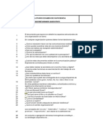 BALOTARIO Examen de SECRETARIADO