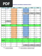 Calendario Académico Semestre 2023-1: Y1 Y1 Y1 Y1 Y1 Y1