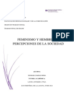 Feminismo Y Hembrismo Percepciones de La Sociedad