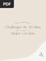 Challenge de 20 Días Challenge de 20 Días Mejor Versión Mejor Versión