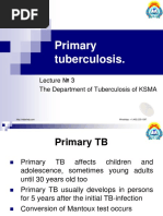 Primary Tuberculosis.: 3 The Department of Tuberculosis of KSMA