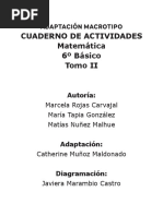 Cuaderno de Actividad Tomo 2