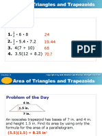 Area of Triangles and Trapezoids