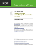 Prati. Epistemología y Metodología de Las Ciencias Sociales 2011