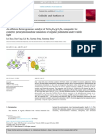 2020, Heterogeneous Catalyst of FeCo2O4-g-C3N4