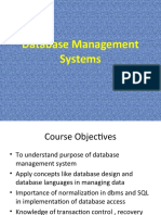 Introduction To Dbms Unit 1