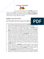 Proyecto Tecnológico. Consiste en Un Conjunto de Pasos Ordenados Cuya