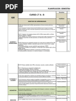 Matriz de Cobertura Semestral Matemática - Segundo Básico 2023