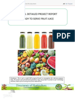 Model Detailed Project Report Ready To Serve Fruit Juice: Check Point Threat Extraction Secured This Document