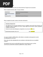 BPP Business School Coursework Cover Sheet: Data Driven Decision For Business BP0261487 Data Driven Decision For Business