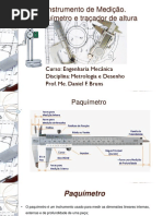 Aula 02 - Instrumentos de Medição - Paquímetro